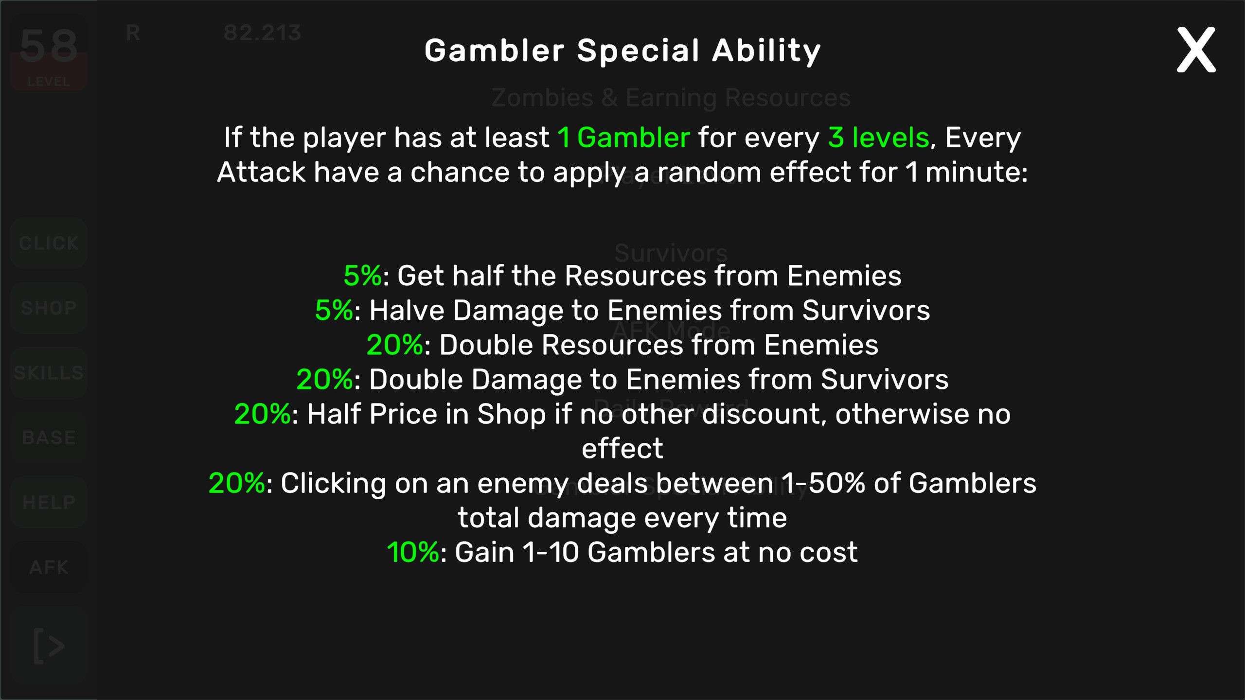 Skill Tree